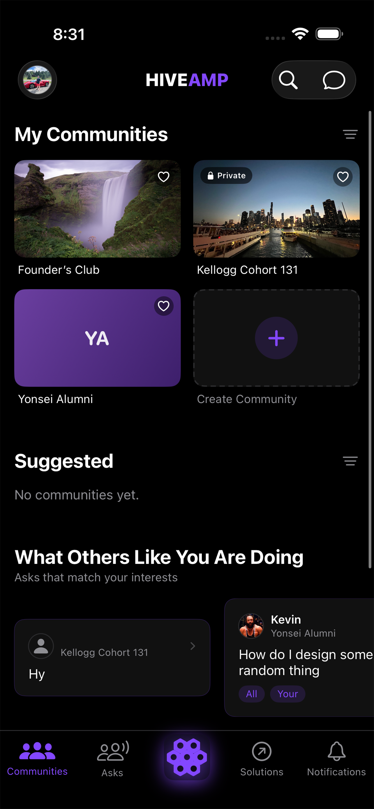 Communities home